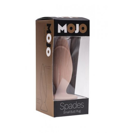 Анальная пробка на присоске MOJO SPADES SMALL телесного цвета - 8,5 см. Анальная пробка на присоске MOJO SPADES SMALL телесного цвета - 8,5 см.
