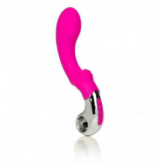 Розовый вибратор Embrace G-wand - 21 см.