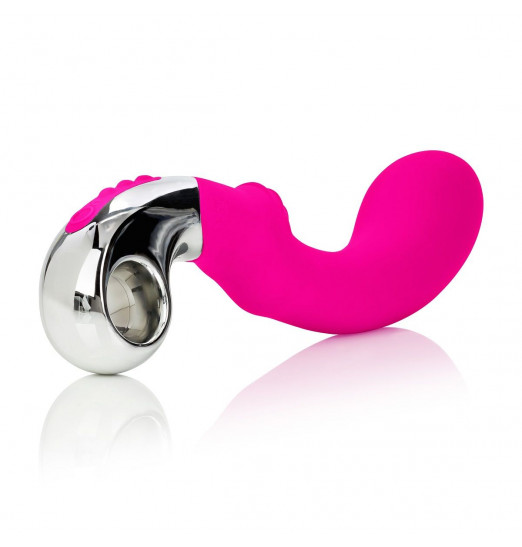 Розовый вибратор Embrace G-wand - 21 см.