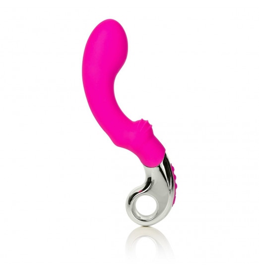 Розовый вибратор Embrace G-wand - 21 см.