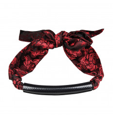 Чёрно-красный кляп-бар Scandal Bar Gag