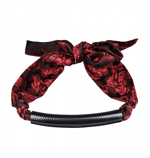 Чёрно-красный кляп-бар Scandal Bar Gag