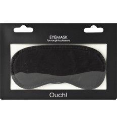 Чёрная плотная маска для сна и любовных игр