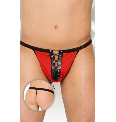 Пикантные мужские стринги со шнуровкой