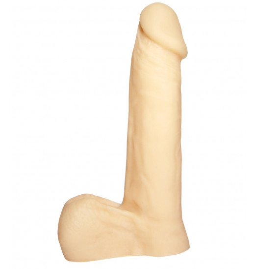 Пустотелый телесный фаллоимитатор - 16,3 см. Пустотелый телесный фаллоимитатор - 16,3 см.