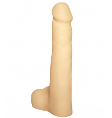Телесный пустотелый реалистик - 17,5 см.