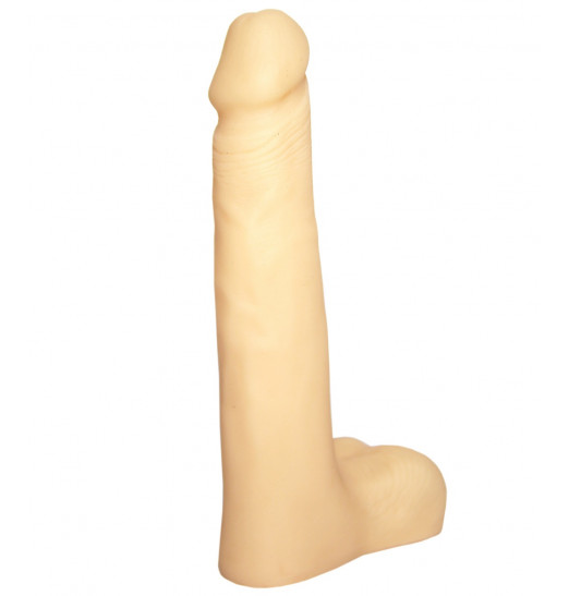 Телесный пустотелый реалистик - 17,5 см.
