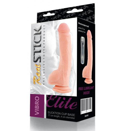 Реалистичный ротатор на присоске - 17 см.