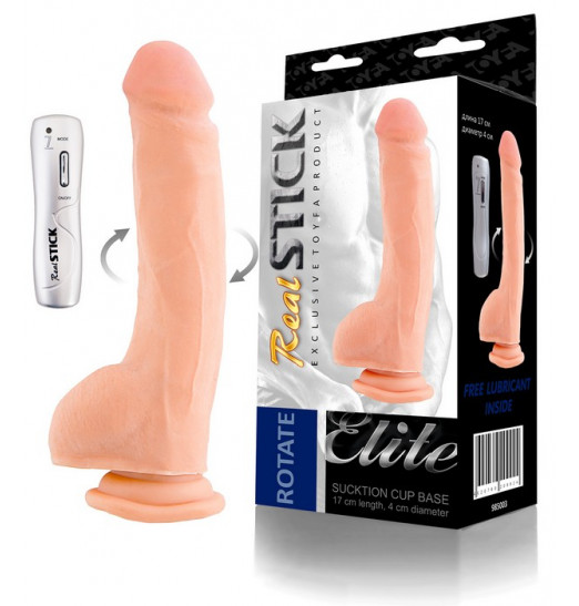 Реалистичный ротатор на присоске - 17 см.