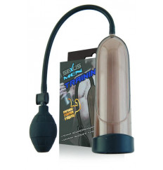Мужская помпа-массажер с силиконовой вставкой