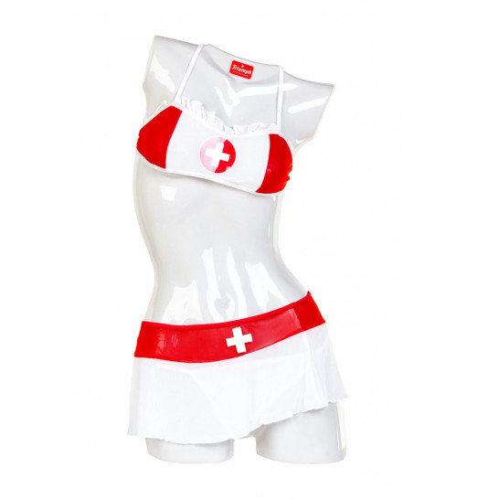 Надувная кукла-медсестра NURSE EMILIA с реалистичной головой Надувная кукла-медсестра NURSE EMILIA с реалистичной головой