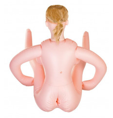 Надувная секс-кукла LILIANA с реалистичной головой и поднятыми ножками