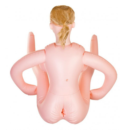 Надувная секс-кукла LILIANA с реалистичной головой и поднятыми ножками