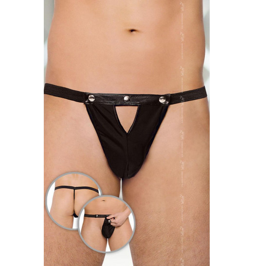 Мужские стринги с пикантным треугольным вырезом