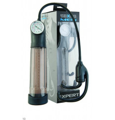 Помпа-массажер для мужчин с удобным рычагом и манометром