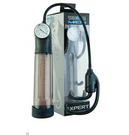 Помпа-массажер для мужчин с удобным рычагом и манометром Помпа-массажер для мужчин с удобным рычагом и манометром