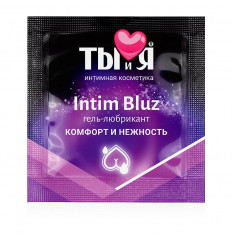 Гель-лубрикант Intim bluz в одноразовой упаковке - 4 гр. Гель-лубрикант Intim bluz в одноразовой упаковке - 4 гр.