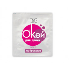 Гель-лубрикант Окей для двоих в одноразовой упаковке - 4 гр. Гель-лубрикант Окей для двоих в одноразовой упаковке - 4 гр.