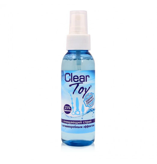 Очищающий спрей Clear Toy с антимикробным эффектом - 100 мл.