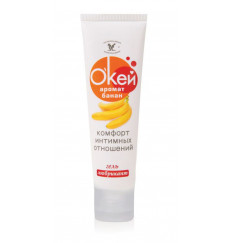 Гель-лубрикант  Окей  с ароматом банана - 50 гр.