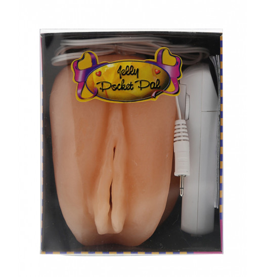 Мастурбатор-вагина с вибрацией ELLY POCKET PAL VAGINA MULTISPEED