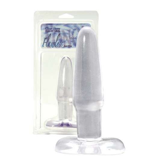 Прозрачная желейная втулка-конус JELLY JOY FLAWLESS CLEAR - 15,2 см. Прозрачная желейная втулка-конус JELLY JOY FLAWLESS CLEAR - 15,2 см.