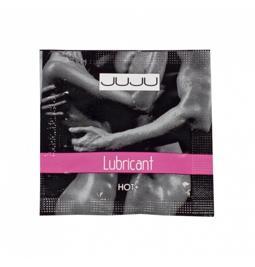 Возбуждающий лубрикант JUJU HOT+ - 3 мл.