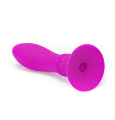 Анальный вибростимулятор Booty Passion на присоске - 12 см.