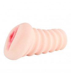 Нежный мастурбатор-вагина с вибрацией
