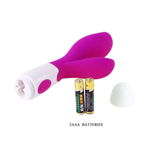 Вибратор Newman с клиторальным отростком - 20 см.