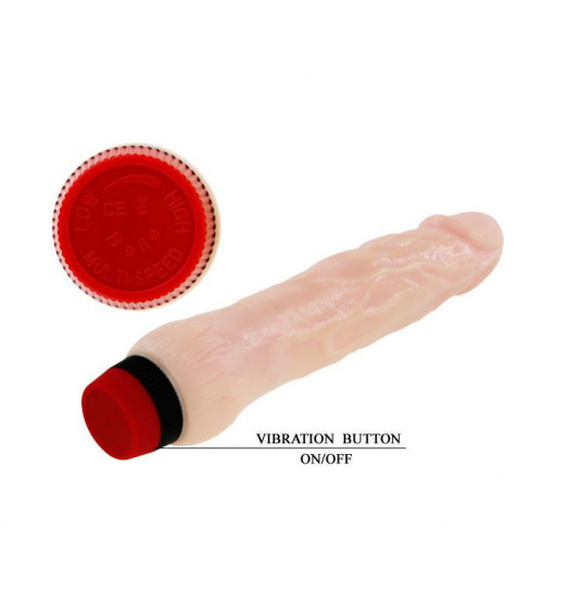 Вибратор с выступающей головкой Rockin Dong - 22 см.