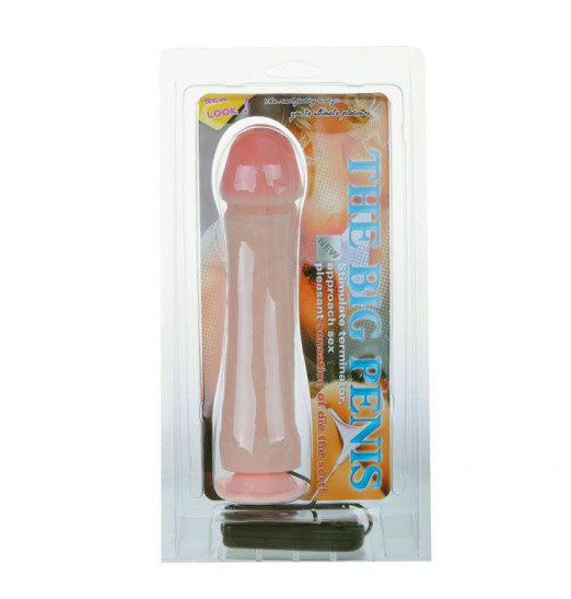 Вибратор с присоской The Big Penis - 26,5 см.
