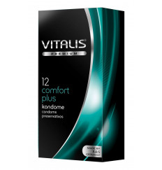 Контурные презервативы VITALIS PREMIUM comfort plus - 12 шт. Контурные презервативы VITALIS PREMIUM comfort plus - 12 шт.