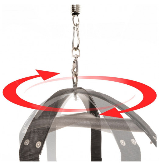 Чёрные секс-качели Spinning Fantasy Swing Чёрные секс-качели Spinning Fantasy Swing