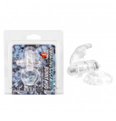 Прозрачное вибрирующее кольцо с зайчиком