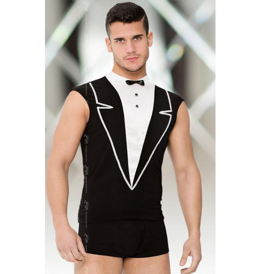 Игровой костюм официанта: майка и трусы-шорты Игровой костюм официанта: майка и трусы-шорты