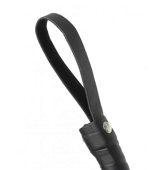 Чёрная плетка Deluxe Cat O  Nine - 62 см.