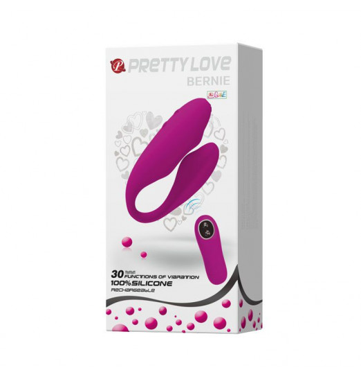 Вибратор для двоих с дистанционным управлением  Pretty Love Berny
