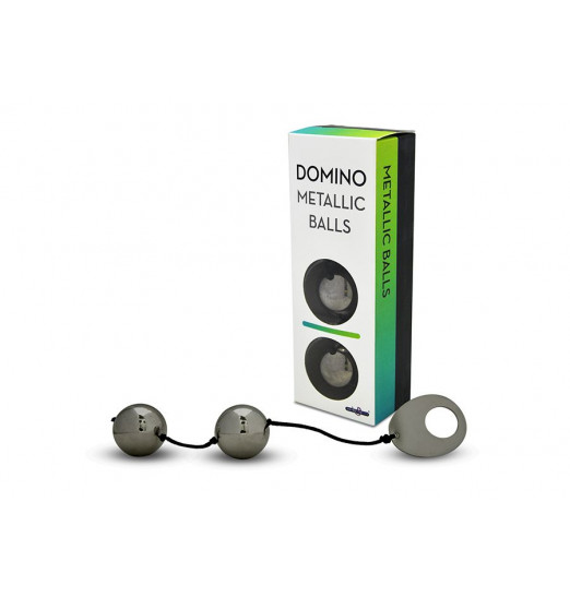 Хромированные вагинальные шарики с петелькой для извлечения