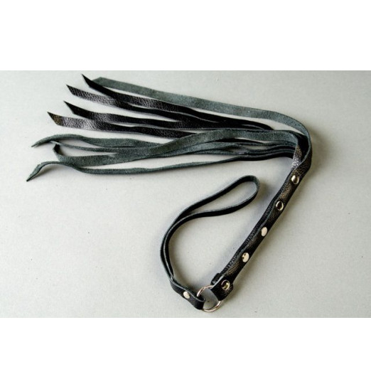 Миниатюрная плеть из кожи - 45 см.