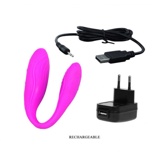 Вибромассажер для пар Indulgence с дистанционным управлением