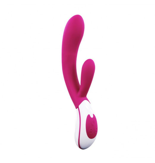 Вибромассажер Uriah со стимуляцией клитора и голосовым контролем - 21,5 см.