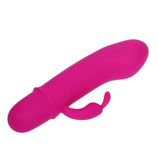 Мини-вибромассажер Caesar с клиторальным стимулятором - 11,7 см. Мини-вибромассажер Caesar с клиторальным стимулятором - 11,7 см.