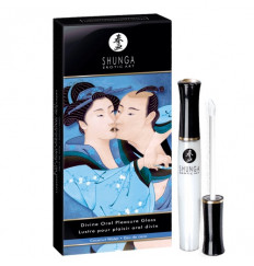 Возбуждающий блеск для губ с ароматом кокоса  Божественное удовольствие  - 10 мл.