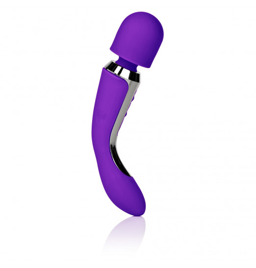 Фиолетовый вибромассажер Body Wand Massager - 22,25 см.