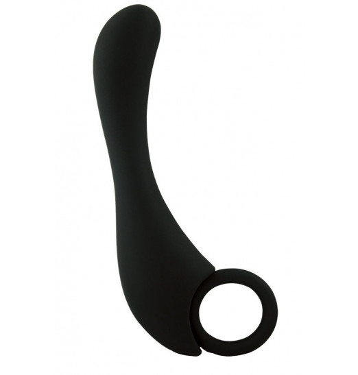 Чёрный стимулятор простаты Prostate Stimulator Lover - 13 см. Чёрный стимулятор простаты Prostate Stimulator Lover - 13 см.