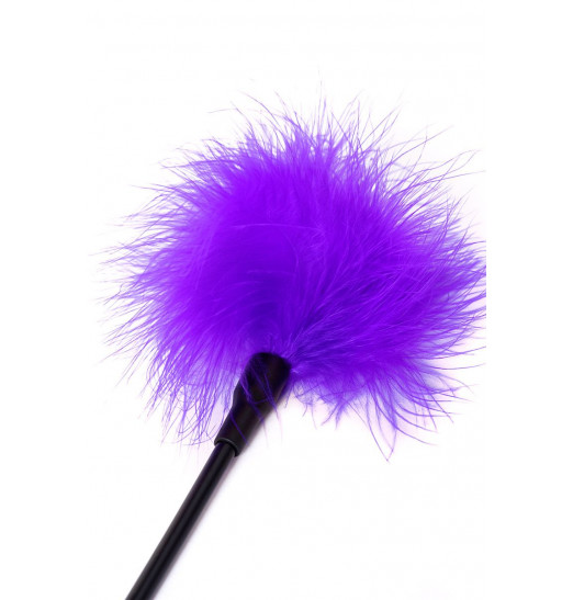 Щекоталка с фиолетовым пушком на кончике - 41,5 см.