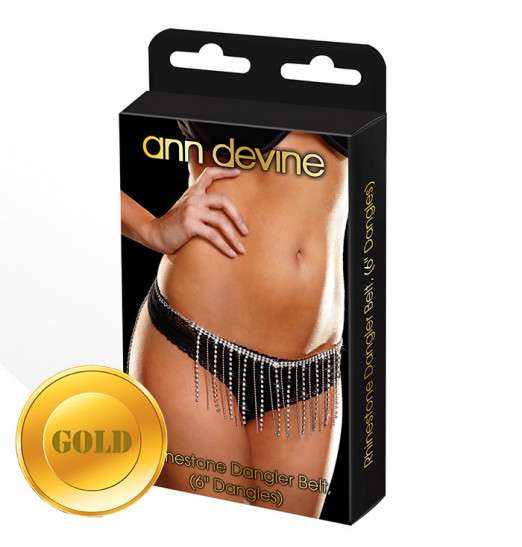 Золотистое украшение на бедра Dangler Belt