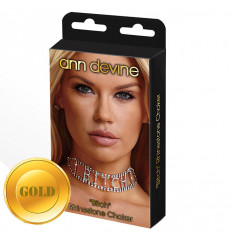 Золотистый ошейник BITCH Золотистый ошейник BITCH