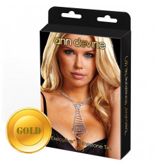 Галстук из золотистых кристаллов EXECUTIVE Rhinestone Tie Галстук из золотистых кристаллов EXECUTIVE Rhinestone Tie